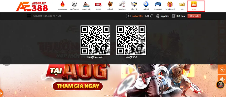 Cách hướng dẫn cài đặt ứng dụng AE388 đơn giản, dễ dàng