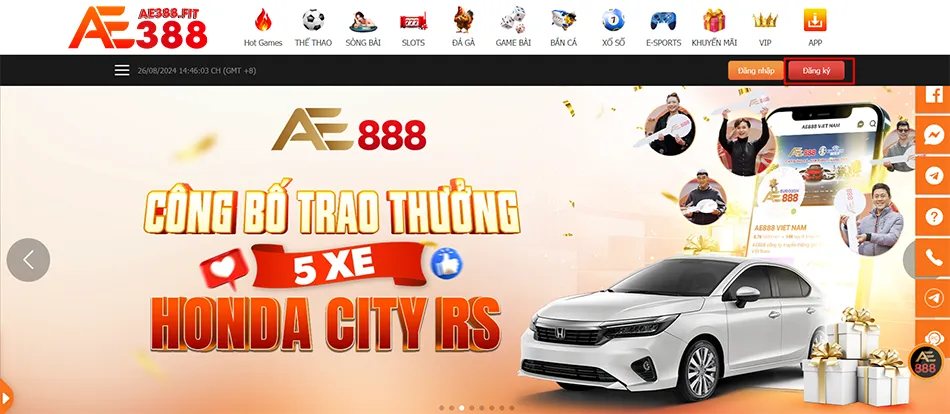 Các bước hướng dẫn đăng ký tài khoản AE388 từng bước nhanh gọn