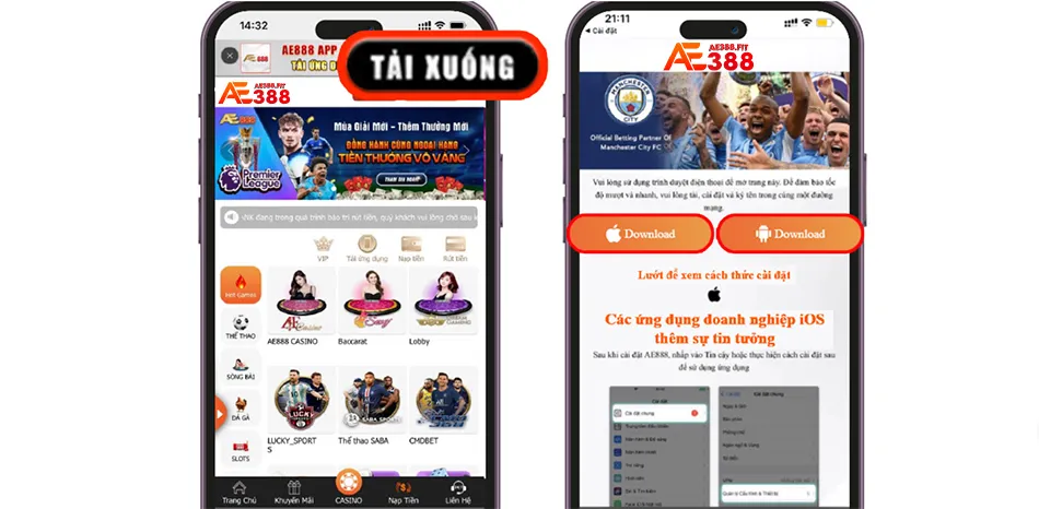 Những lưu ý khi tải ứng dụng AE388 cho người chơi